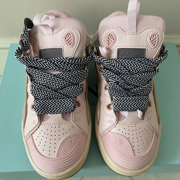 NWT LANVIN CURB SNEAKERS - Picture 3 of 3